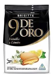 9 DE ORO BRIGITTE VAINILLA Y LIMON 120GRS