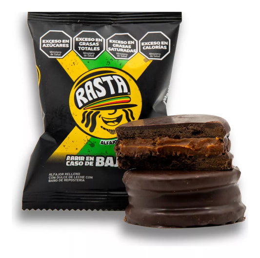 Alfajor Rasta chocolate NEGRO