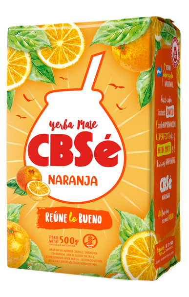 Yerba mate CBSE naranja x 500g