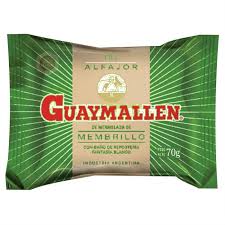 Guaymallen Triple Alfajor de Chocolate Blanco con Membrillo X 70 g