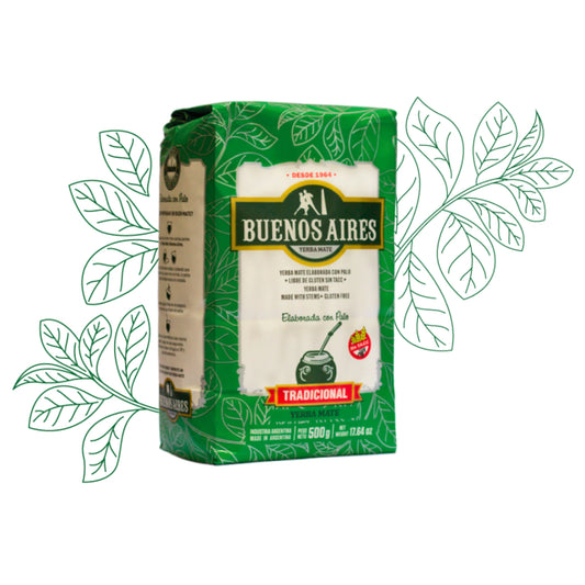 YERBA MATE BUENOS AIRES TRADICIONAL X 500 GRS.