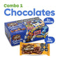 1 Caja Arcor Selección Bombones en Casa x 288,6g + 1un Chocolate Arcor con Leche y Maní x 95g