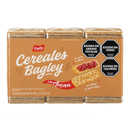 Pack Galletitas Cereales Bagley con Avena