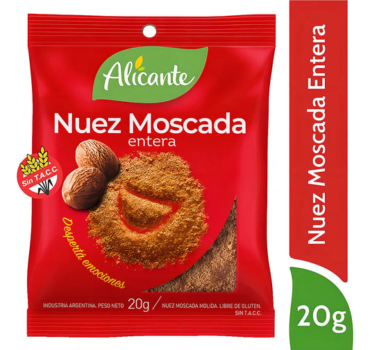 Alicante Nuez Moscada Entera X 20 Gr