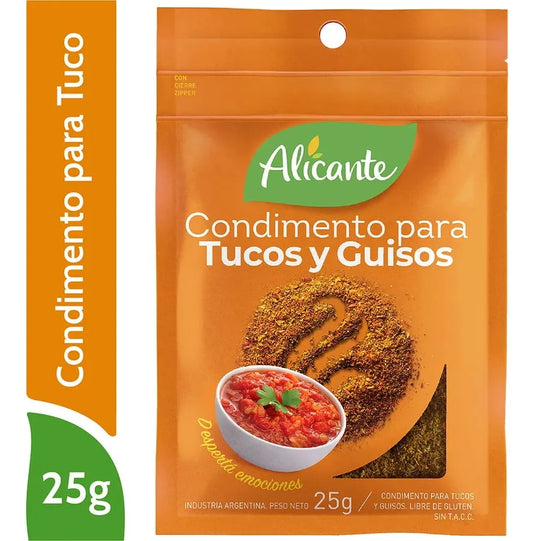Condimento Para Tuco Alicante 25grs
