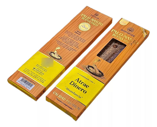 Sahumerio Palo Santo Aromanza Buena Onda Incienso Artesanal  ABUNDANCIA