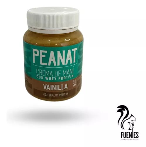 Crema De Mani Con Whey Protein Vainilla X 380gr