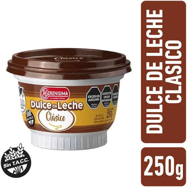dulce de leche La Serenisima Clasico x 250g