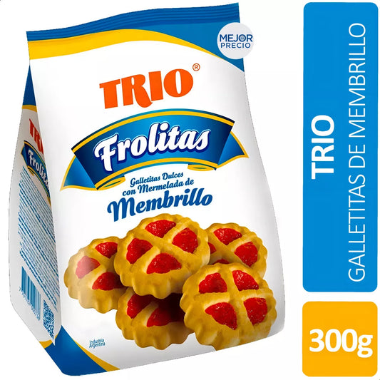 Galletitas Frolitas Trio Con Mermelada De Membrillo Dulce