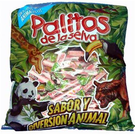 CARAMELOS PALITOS DE LA SELVA  BOLSA X 600GR