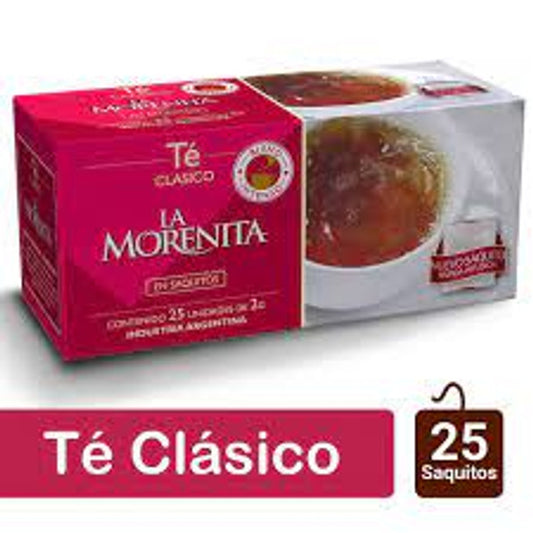 Morenita Té Classico x25 saquitos