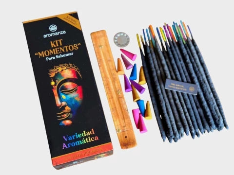 Box Kit Momentos x 30 v Porta 12 Conos AROMANZA