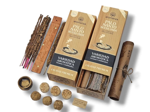Box Kit Palo Santo Buena Onda AROMANZA
