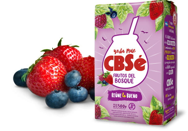 Yerba mate CBSE frutos rojos x 500g
