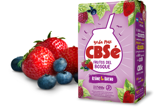Yerba mate CBSE frutos rojos x 500g
