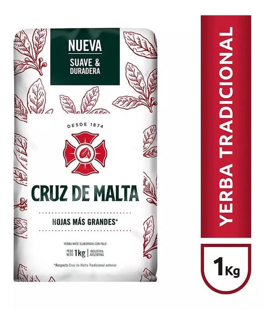 Yerba Tradicional Sin Tacc Cruz De Malta X 1kg