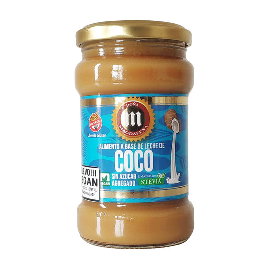 Dulce a Base de Leche de Coco VEGAN Sin Azúcar Agregada c/STEVIA x 360gr - DOÑA MAGDALENA