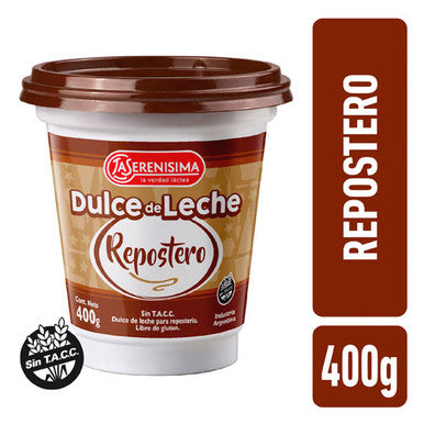 dulce de leche Repostero la serenisima x 400g