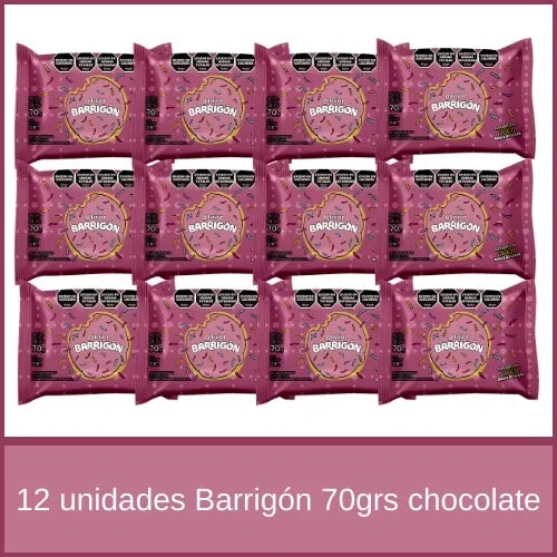 ALFAJOR BARRIGON NEGRO 70GRS 12 UNIDADES