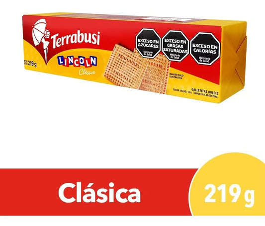 Galletitas Lincoln Grandes Clásicas X 219 Gr