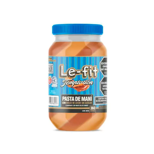 Mantequilla de Maní con Dulce de Leche sin azúcar x 360gr - LEFIT