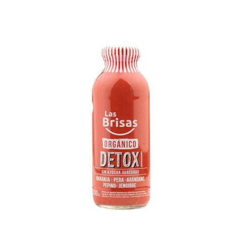 Jugo Detox Organico Naranja, Pera, Pepino, Arandano y Jengibre x 330ml - LAS BRISAS