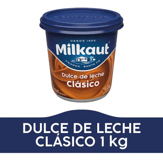 Dulce de leche Milkaut clasico x 1kg
