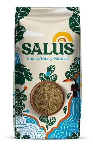 Yerba Mate Suave, Rica Y Natural Salus X 500g