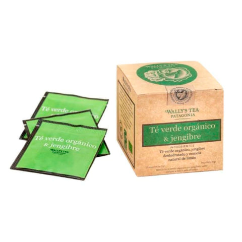 Té Verde Orgánico y Jengibre x 30 gr - WALLYS
